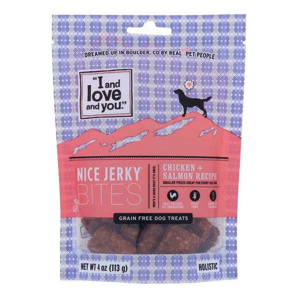 I Love You & You - 100% Organic Chicken/Salmon Jerky Bites