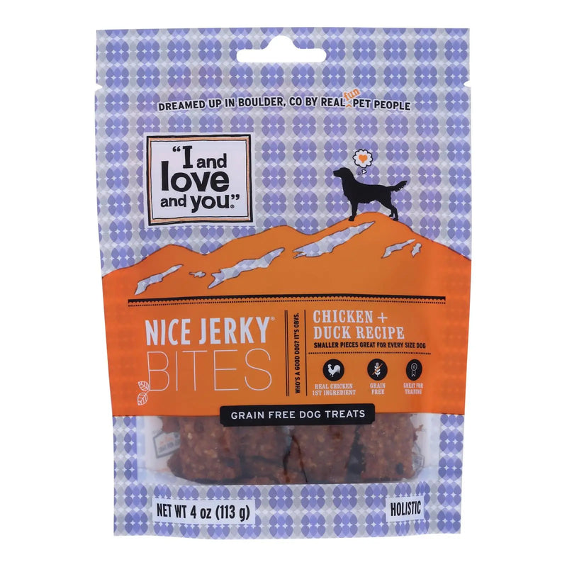 I Love You & You - 100% Organic Chicken/Duck Jerky Bites
