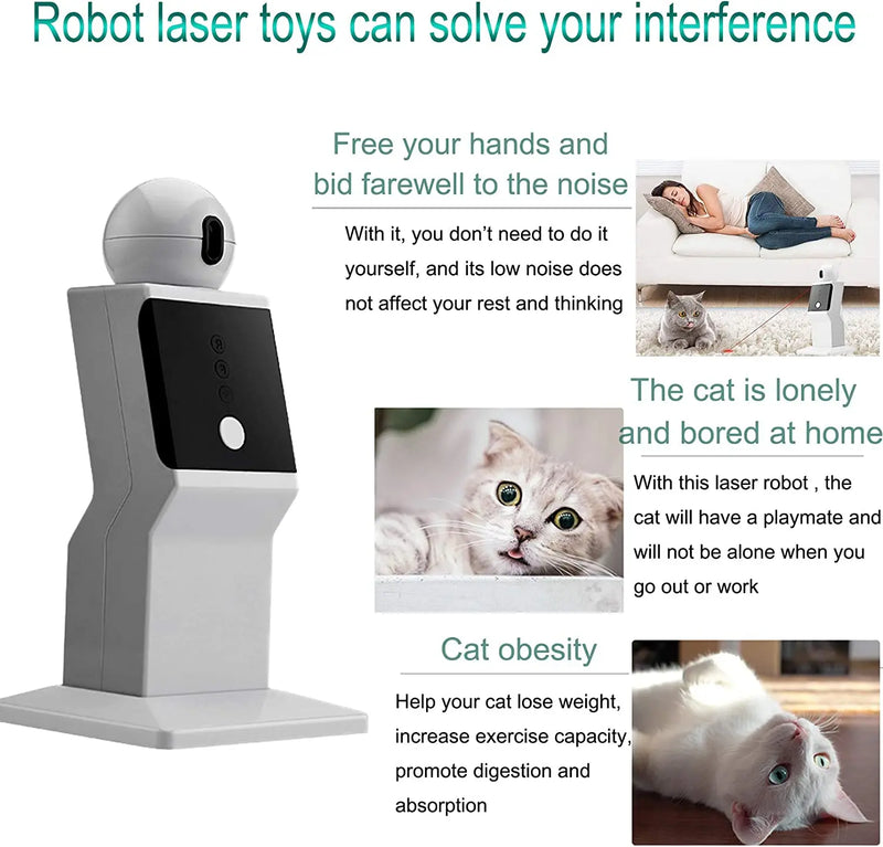 Motion Activated Teasing Laser For Cats