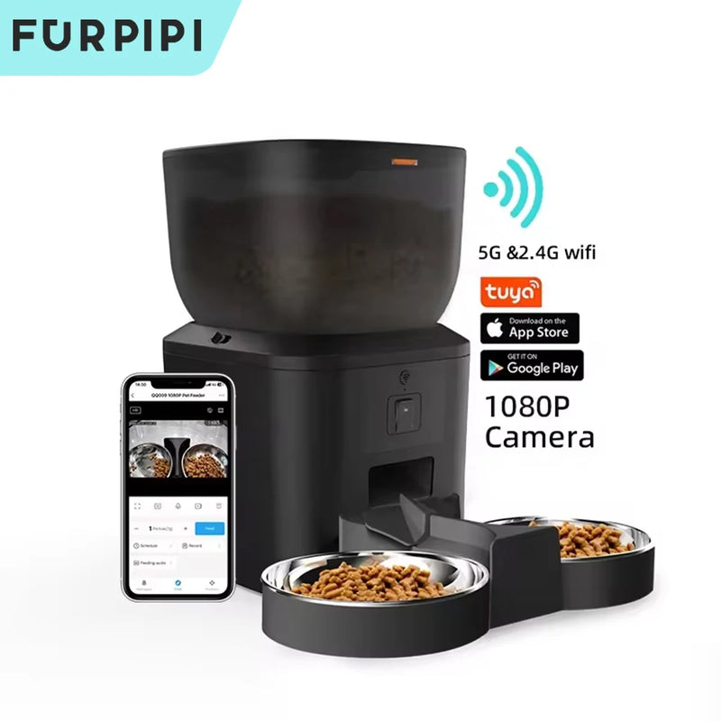 Furpipi Automatic Dog Feeder with Camera